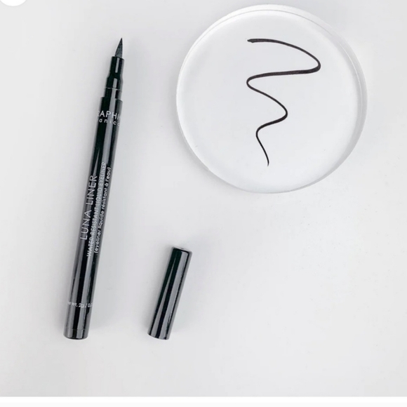 NIB Luna Liner Water Resistant Liquid Eyeliner in Black - Seraphine Botanicals - Picture 2 of 6